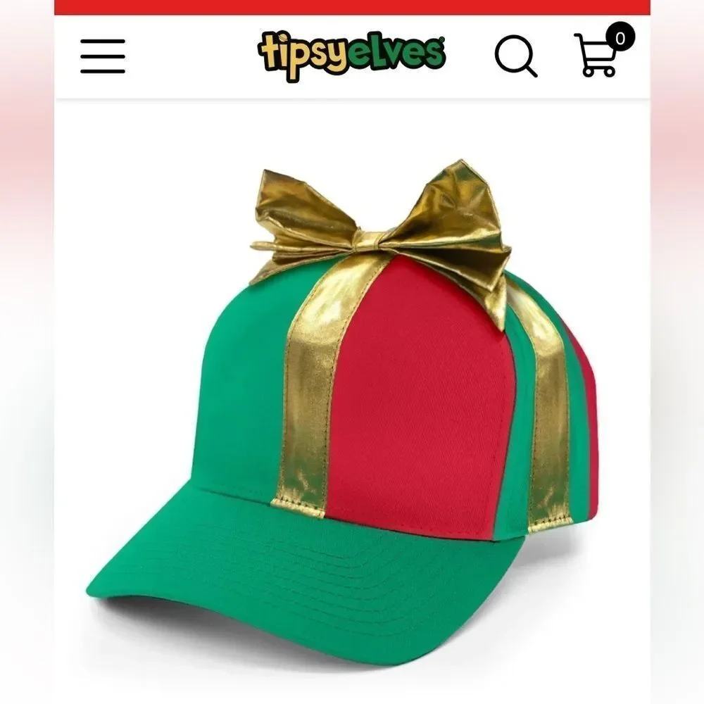 CHRISTMAS PRESENT HAT by Tipsy Elves